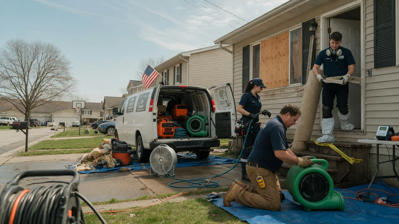 Water Damage Restoration in Carsonville, MI near me
